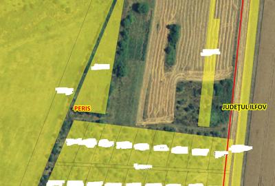 SUPER OFERTA - Teren intravilan Peris - 19240 mp lotizat  - doar 7 euro/mp - 2