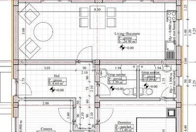 CAsa Midia Sat 3 camere doua bai la rosu sau la gata Direct Proprietar - 1