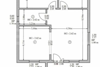 Casa pe parter in Carcea, 103 mp utili, zona Metro, teren - 1
