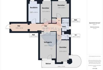 Apartament cu 4 camere decomandat în Centrul Civic - 2