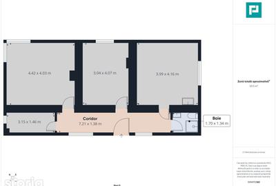 Casă cu 3 camere cu Canalizare în Central - 12