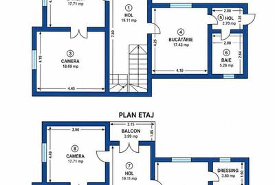 Casă cu 5 camere cu Teren 4605 Mp în Lugașu de Jos - 3