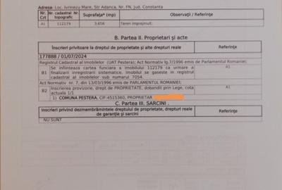 Teren Construcții intravilan de 1650 mp, în Ivrinezu Mare - 2