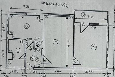 Apartament cu 2 camere semidecomandat în Ultracentral - 2