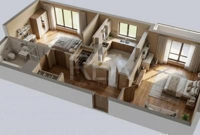 Apartament cu 2 camere decomandat, mobilat în Vitan - 2