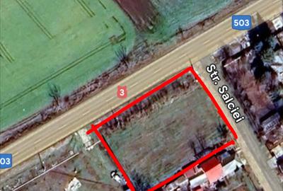 Teren 1400 MP cu 2 fronturi stradale la Soseaua Principala Sat Florica Călărași