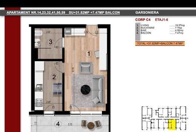 Garsoniera spa?ioasa, bloc nou, 66.500 EUR aproape de metrou Berceni - 4