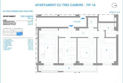 Apartament cu 3 camere în Bârnova - 1