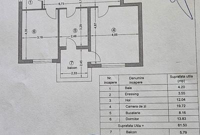 Apartament cu 2 camere decomandat în Exterior Vest - 6