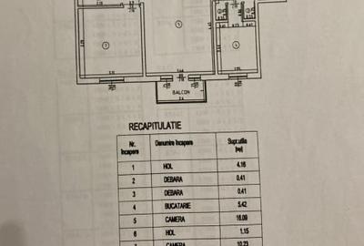 DE VANZARE-APARTAMENT 2 CAMERE-DACIA ZIMBRU - 1