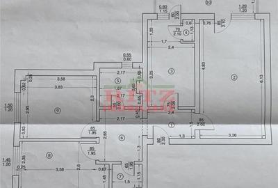Apartament cu 3 camere decomandat în Central - 1