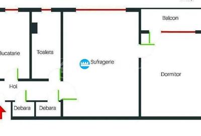 Apartament cu 2 camere nedecomandat, mobilat în Tudor Vladimirescu - 5