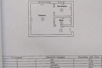 Garsonieră decomandată în Lipovei - 1