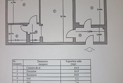 Apartament cu 2 camere semidecomandat în Craiovei - 13