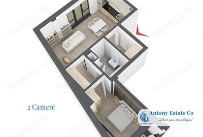 Apartament cu 2 camere în Calea Clujului - 2