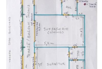 Apartament cu 2 camere semidecomandat în Gării - 4