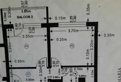 Apartament cu 2 camere decomandat în Central - 9