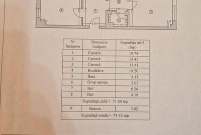 Vedere frontal la mare, 3 camere decomandate. - 2