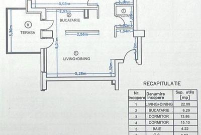 Apartament cu 3 camere semidecomandat, mobilat în Central - 2