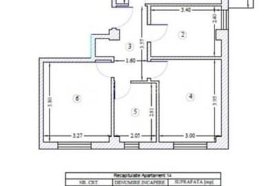 Apartament cu 3 camere decomandat în Galata