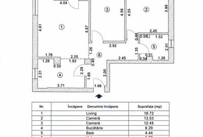 Apartament cu 3 camere în Ghencea - 2