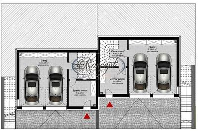 Duplex cu 4 camere cu Canalizare în Tăuți - 5