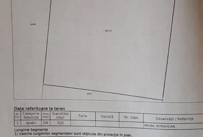Teren de 500 mp, în Livada de Bihor