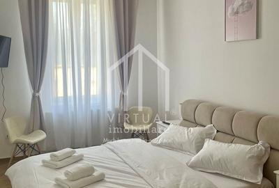 Apartament cu 3 camere, mobilat în Central