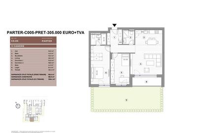 3 camere investitie camere Nou Parter Iancului Smart Eco home - 1