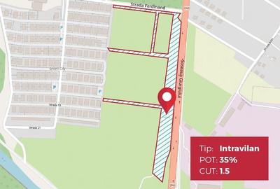 Teren intravilan, Comuna 1 Decembrie, Cartier Green City, deschidere la DN5