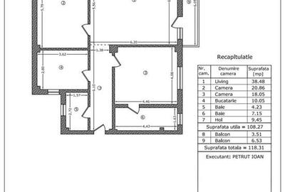 Apartament spatios 3 camere Baneasa - 3