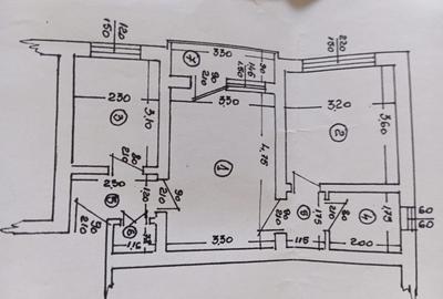 Apartament cu 2 camere semidecomandat în Central - 1