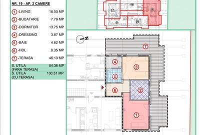 De vanzare apartament 2 camere Popesti-Leordeni - 9