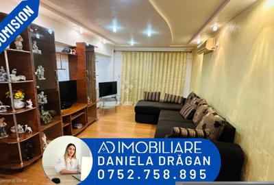 Apartament cu 3 camere decomandat, mobilat în Central