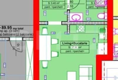 Apartament 2 camere, 60.35 mp, zona Centru - 1