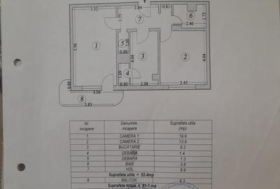Apartament cu 2 camere decomandat, mobilat în Năvodari - 8