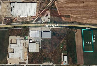Teren intravilan pentru logistica sau depozitare - langa A1/A0 - 1