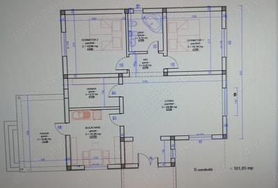 De vanzare casa 100 m2,3 camere,posibilitate extindere cu mansarda - 2