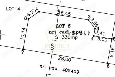 Teren 825mp  cu autorizatie de duplex sau casa individuala | Giroc - 6