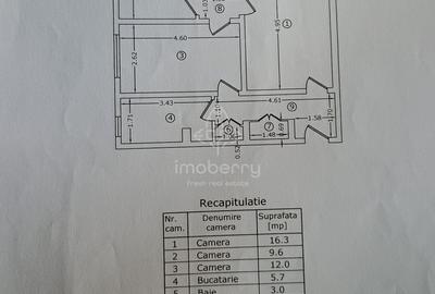 Apartament cu 3 camere semidecomandat în Drumul Taberei - 18