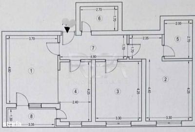 Apartament cu 3 camere decomandat în Lujerului - 2