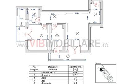 2 camere  gata de mutat Straulesti 2025  mobilat complet 2 balcoane - 12