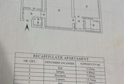 Apartament cu 2 camere semidecomandat în Tătărași - 2