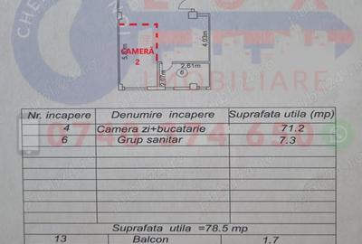 Apartament cu 3 camere în C5