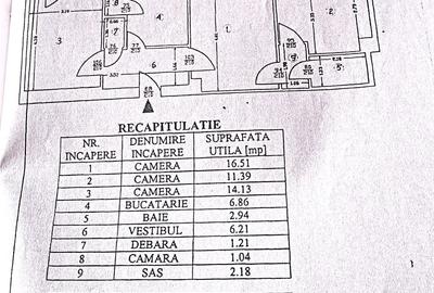 Apartament cu 3 camere semidecomandat în Gara de Nord - 12
