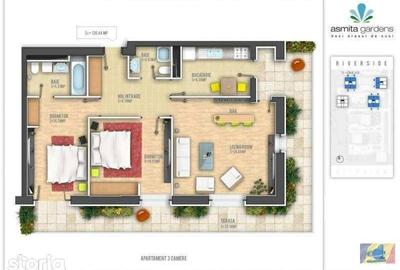 Apartament cu 3 camere decomandat în Văcăresti - 4
