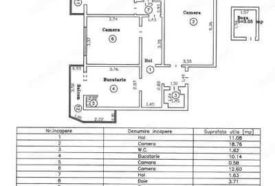 Apartament 3 camere decomandat - zona Simion Barnutiu - Comision 0% - 17