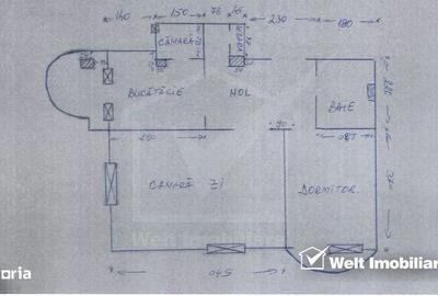 Apartament cu 2 camere decomandat în Mărăști