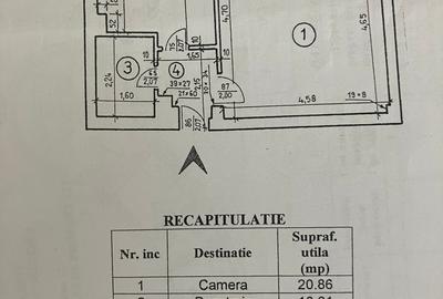 Garsonieră decomandată în Nerva Traian - 6