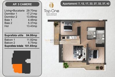 Imobil premium cu 3 camere, finisaje de lux, zona Casa Poporului, S5 - 6